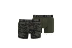Puma 2-pack Camo Boxershorts Forest Green Combo Heren