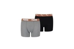 Puma 2-pack Logo Boxershorts Black/orange Combo KIDS