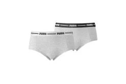 Puma 2-pack Mini Shorts Grijs Dames