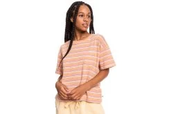 Roxy Winter Moon T-shirt Toast Beach Bum Stripes Dames