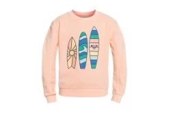 Roxy Oh Happy Day Sweater Tropical Peach Meisjes