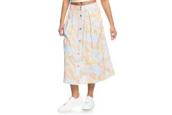 Roxy Night Time Halflange Rok Cool Blue Island Time Dames