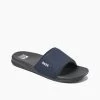Reef One Slide Teenslippers Navy/white Heren