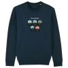 The Vandal The Classics Sweater Navy Heren
