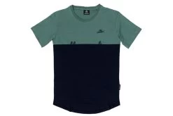 The Vandal Autumn Breakaway T-shirt Navy/groen Heren