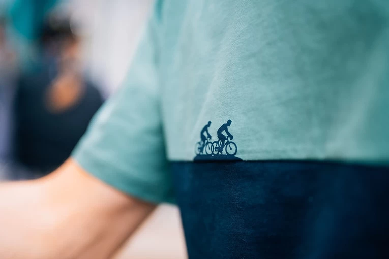 The Vandal Autumn Breakaway T-shirt Navy/groen Heren 2 The Vandal Autumn Breakaway T-shirt Navy/groen Heren - Afbeelding 2