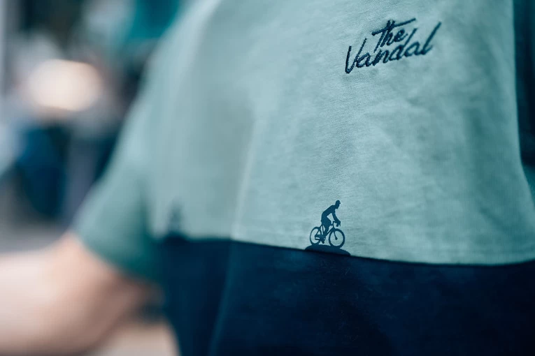 The Vandal Autumn Breakaway T-shirt Navy/groen Heren 3 The Vandal Autumn Breakaway T-shirt Navy/groen Heren - Afbeelding 3