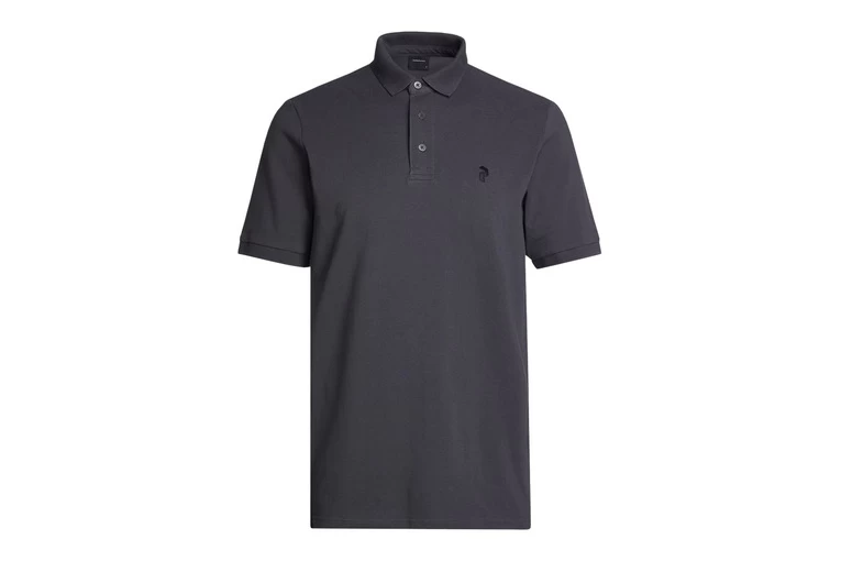 Peak Performance Classic Cotton Polo Motion Grey Heren 1 Peak Performance Classic Cotton Polo Motion Grey Heren