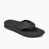 Reef Fanning Teenslippers All Black Heren