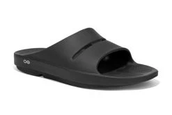 Oofos Ooahh Recuperatieslipper Zwart Unisex