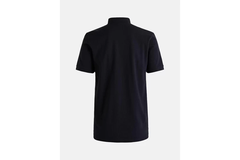 Peak Performance Classic Cotton Polo Zwart Heren 2 Peak Performance Classic Cotton Polo Zwart Heren - Afbeelding 2
