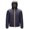 K-Way Jacques Thermo Plus.2 Double Jas Marineblauw / Zwart Vervaagd Heren