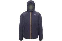 K-Way Jacques Warm Double Jas Marineblauw / Zwart Vervaagd Heren