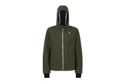 K-Way Jacko Bonded Jas Groen Zwartachtig / Donkerblauw Inside Heren