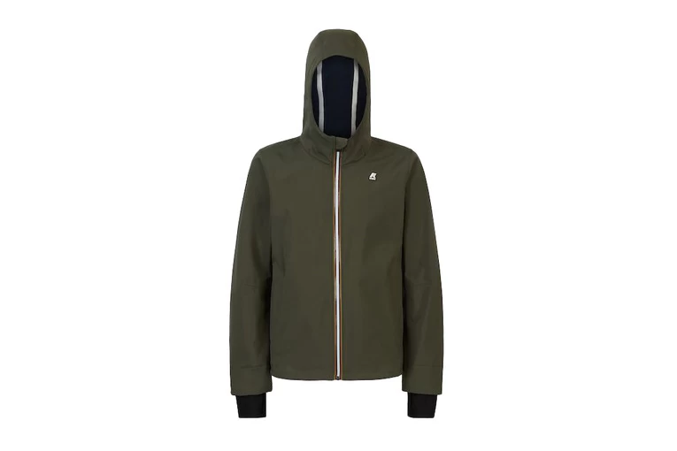 K-Way Jacko Bonded Jas Groen Zwartachtig / Donkerblauw Inside Heren 1 K-Way Jacko Bonded Jas Groen Zwartachtig / Donkerblauw Inside Heren