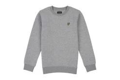 Lyle & Scott Kids Classic Crew Neck Fleece Sweater Grijs KIDS