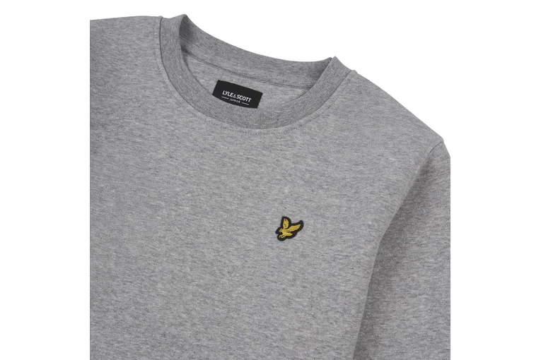 Lyle & Scott Kids Classic Crew Neck Fleece Sweater Grijs KIDS 3 Lyle & Scott Kids Classic Crew Neck Fleece Sweater Grijs KIDS - Afbeelding 3