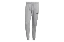 Adidas Essentials Fleece Fitted 3-Stripes Broek Medium Grey Heather Dames
