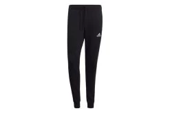 Adidas Essentials Fleece Fitted 3-Stripes Broek Black Heren