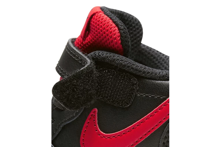 Nike Court Borough Low 2 Sneakers Zwart/Wit/University Red BABY 5 Nike Court Borough Low 2 Sneakers Zwart/Wit/University Red BABY - Afbeelding 5