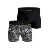Björn Borg Premium Cotton Stretch Boxer 2-pack Black, Print Heren
