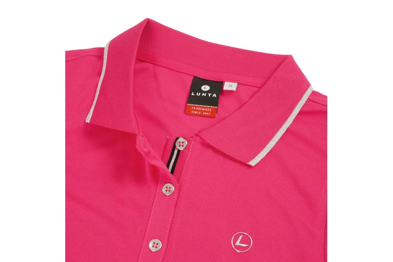 Luhta Kivisaari Polo Raspberry Roze Dames 3 Luhta Kivisaari Polo Raspberry Roze Dames - Afbeelding 3