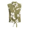 Roxy Tropical View Mouwloos Shirt Loden Green Dames