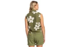 Roxy Tropical View Mouwloos Shirt Loden Green Dames -Koop de nieuwe sportmode. 37109654 3