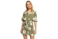 Roxy Real Yesterday Playsuit Loden Green Dames