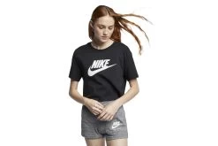Nike Sportswear Essential T-shirt Zwart/Wit Dames
