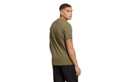 Adidas Essentials Single Jersey Linear Geborduurd Logo T-shirt Olive Strata Heren -Koop de nieuwe sportmode. 37111716 3