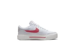 Nike Court Legacy Lift Sneaker Wit/roze Dames