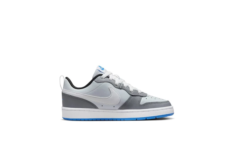 Nike Court Borough Low 2 Sneaker Grijs/blauw KIDS 1 Nike Court Borough Low 2 Sneaker Grijs/blauw KIDS